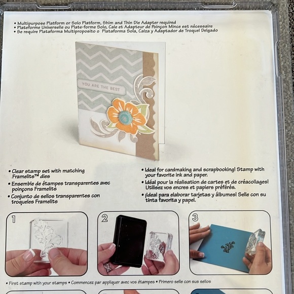 Sizzix Stamp & Die-cut Set For The Record #2 Echo Park Paper Discontinued NWT - Picture 6 of 7